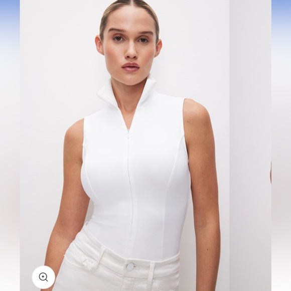 Good American SCUBA SLEEVELESS TURTLENECK BODYSUIT - Picture 3 of 4